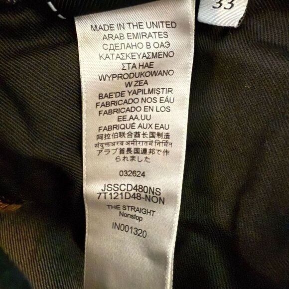 7 For All Mankind Men's Straight Jeans - Dark Blue - Picture 7 of 11